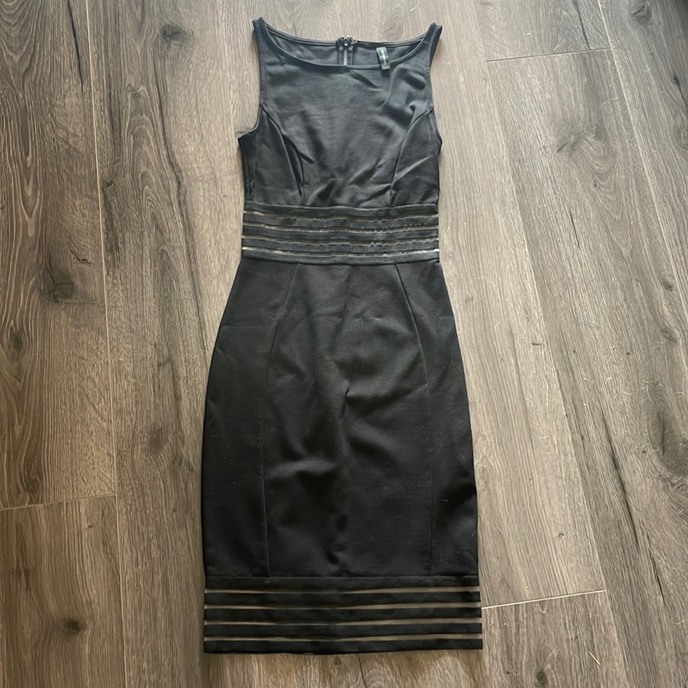 Guess by Marciano black midi dress
little black dress Date Night Chic Elegant